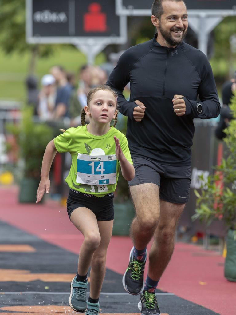 IRONKIDS race at Hobart. Picture: Chris Kidd