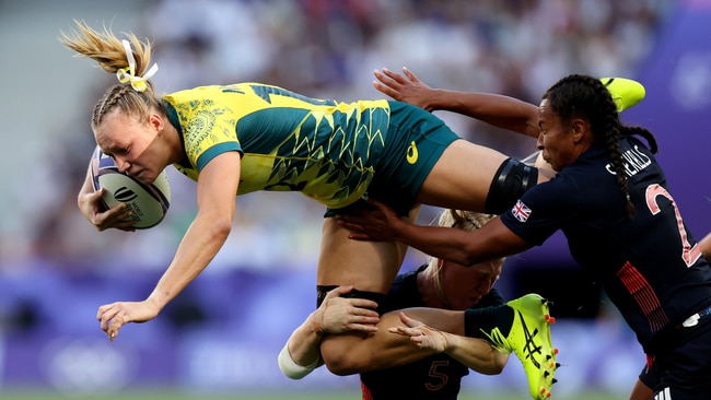 The explosive try scorer is set for her second Games. Image: Getty