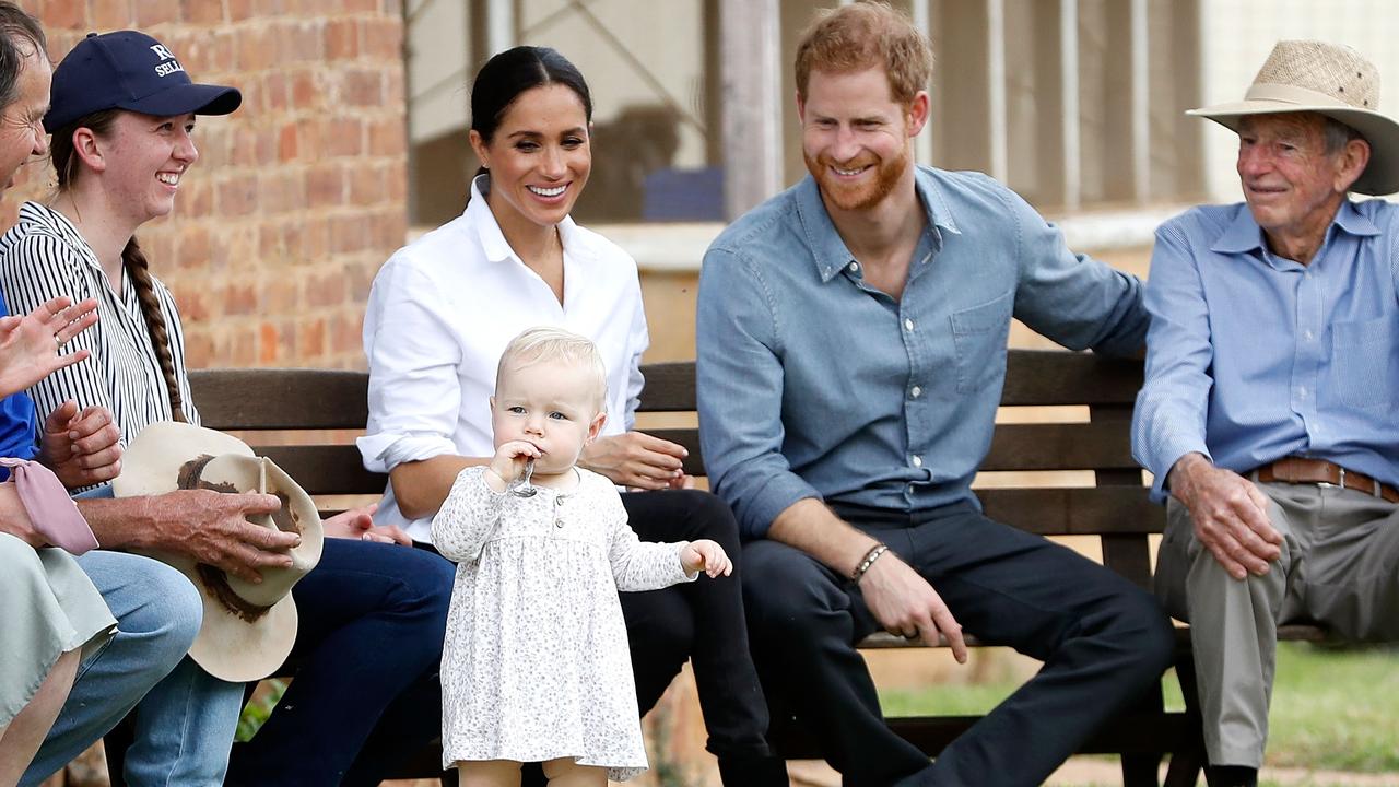 Prince Harry, Duke of Sussex and Meghan, Duchess of Sussex visit a local farming family, the Woodleys, on October 17, 2018 in Dubbo, Australia. Picture: Chris Jackson/Getty Images)