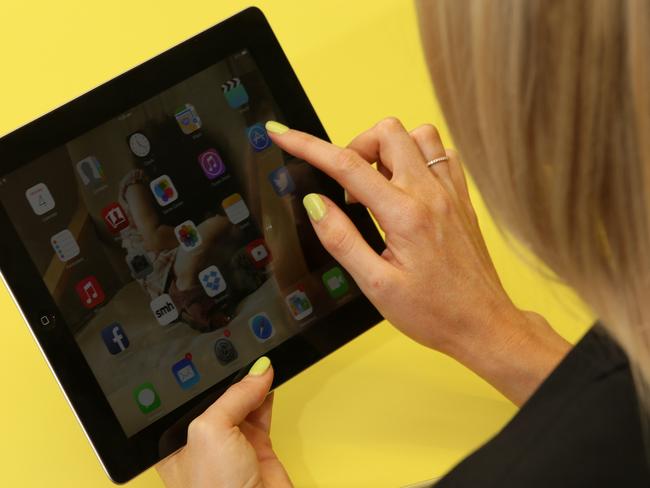 Stocked up .. the government has iPads waiting to be used. Picture: News Corp Australia