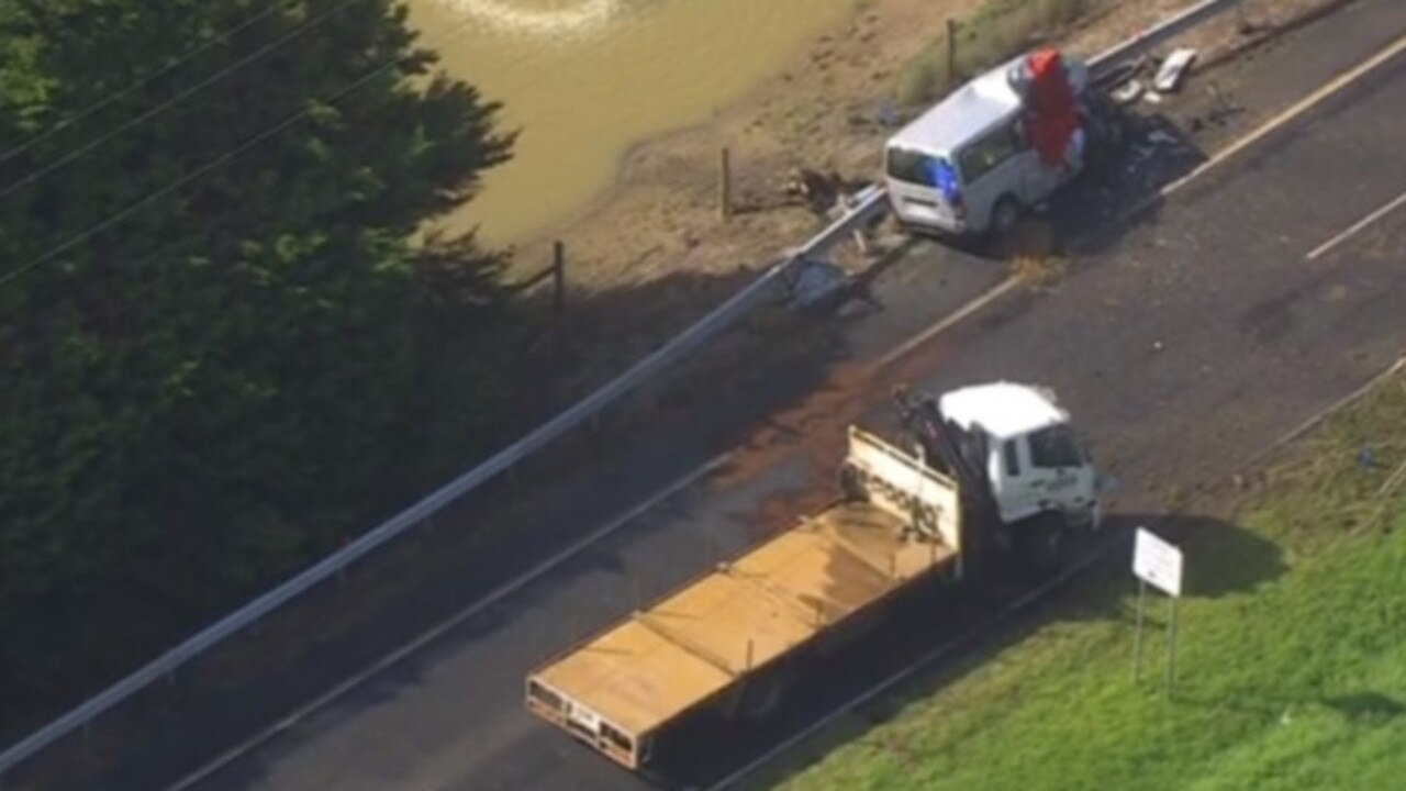 A man died following a crash at Wallington on Wednesday. Picture: 7News