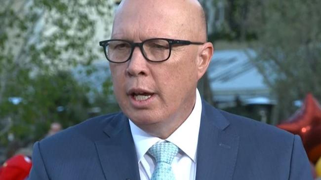 Peter Dutton speaks on Today. Picture Today