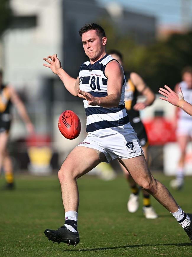 Echuca’s Angus Byrne will captain the Geelong VFL team this year. Picture: Andy Brownbill