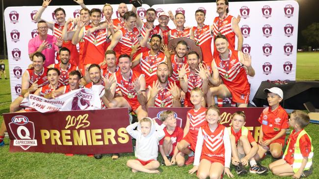 Yeppoon Swans won the League grand final for AFL Capricornia. Picture: Supplied