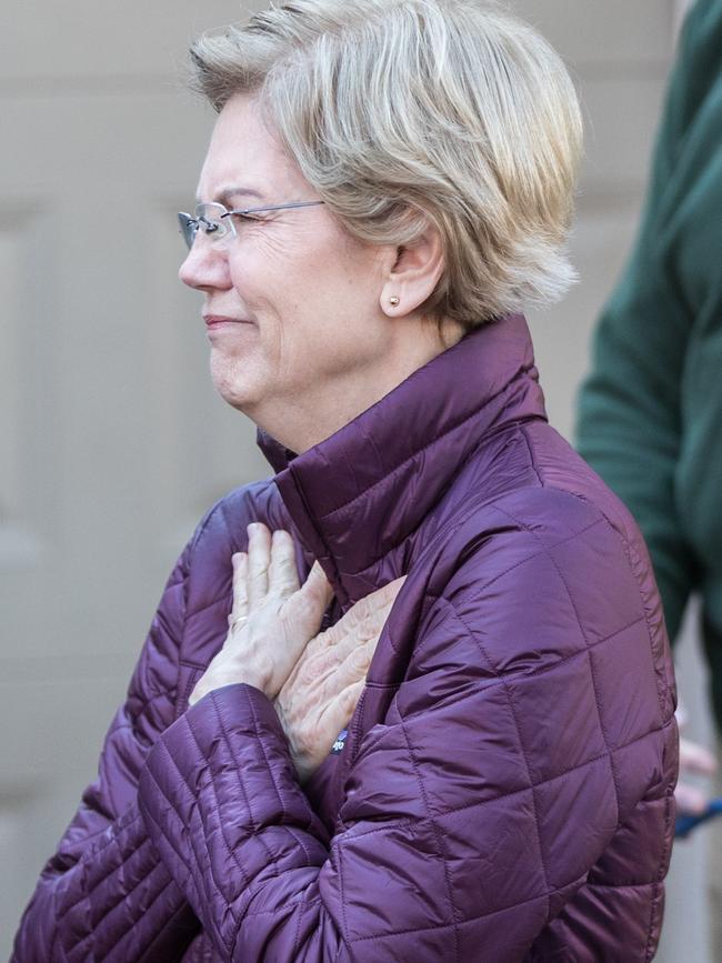 Democratic presidential candidate Sen. Elizabeth Warren. Picture: Getty