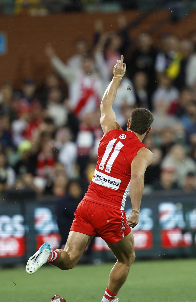 Tom Papley dominated against Richmond.