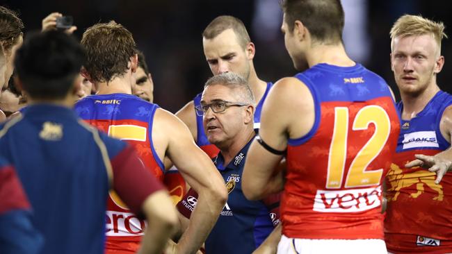 Lions head coach Chris Fagan has joined the AFL’s steering committee tasked with solving Tasmania’s football crisis. (Photo by Cameron Spencer/Getty Images)