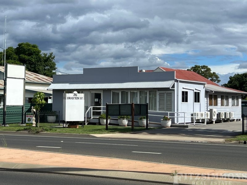 76 Drayton St, Dalby is located in a prime position along a major highway connecting through the Western Downs. Photo: RealCommercial