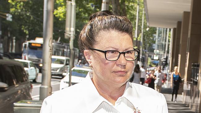 Rosa Rossi pleads guilty to fraud, perjury at Melbourne Magistrates’ Court. Pic: AAP