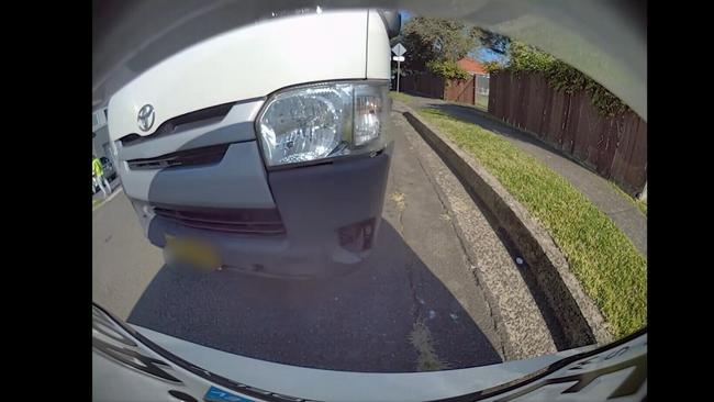 The incident was captured on a dashcam and shared on social media. Picture: Dash Cam Owners Australia Facebook