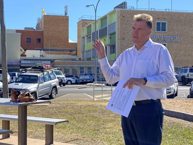 Burnett MP Stephen Bennett called out the state government in parliament last week after moving a motion on Bundaberg's health system.