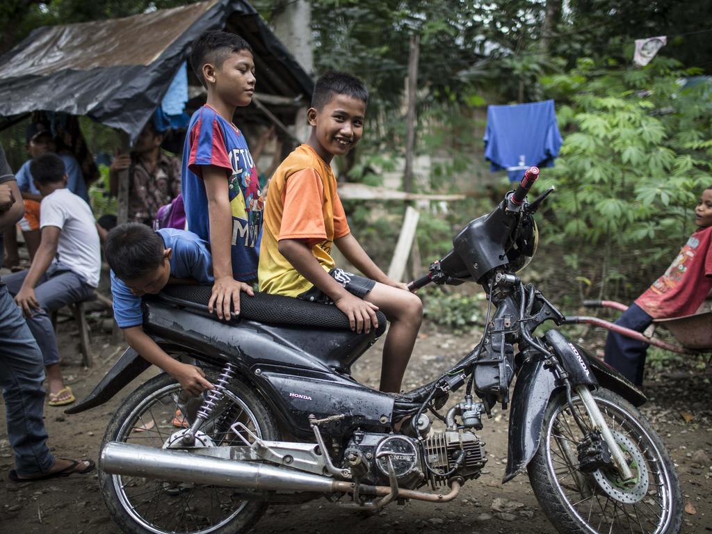 Local children in the village of Padang Lawas, Indonesia. Picture by Matt Turner.