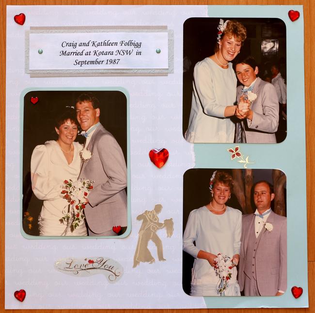 Billi-Jo Buckley (was Bradshaw) was Kathleen Folbigg's bridesmaid and flatmate and stands by her friend. Billi-Jo shares her scrapbook from the Folbigg wedding in 1987. Photo Steve Pohlner