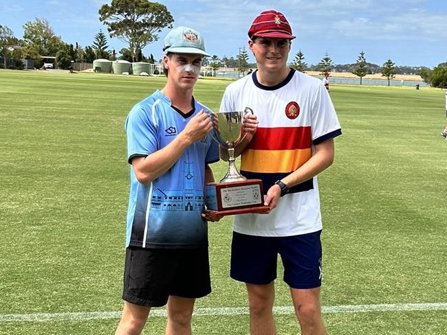 Geelong Grammar and Scotch College compete for Tait Cup. Picture: GGS Cricket Twitter