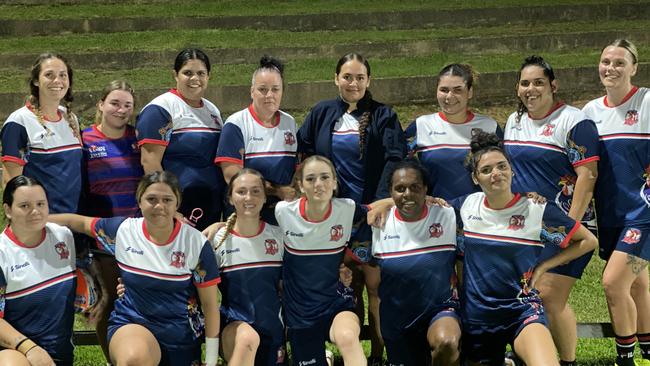 The Nambucca Heads Roosters women's tackle team. Picture: supplied