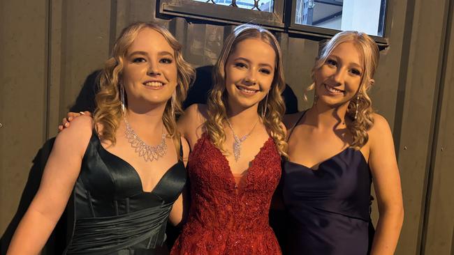 The students from Nanango State School celebrate their formal.