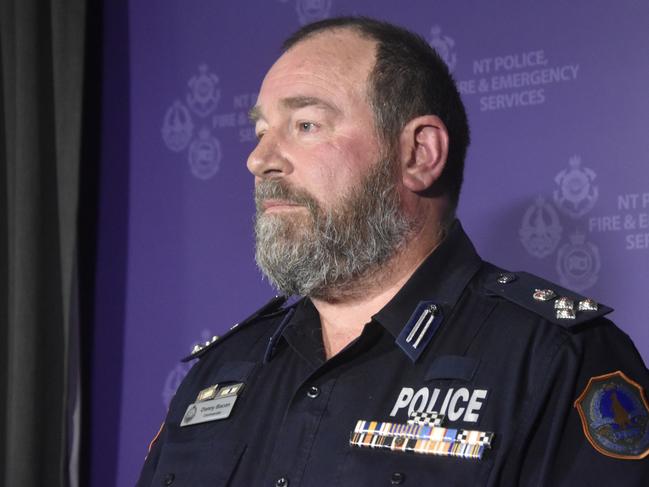 NT Police Commander Daniel Bacon.