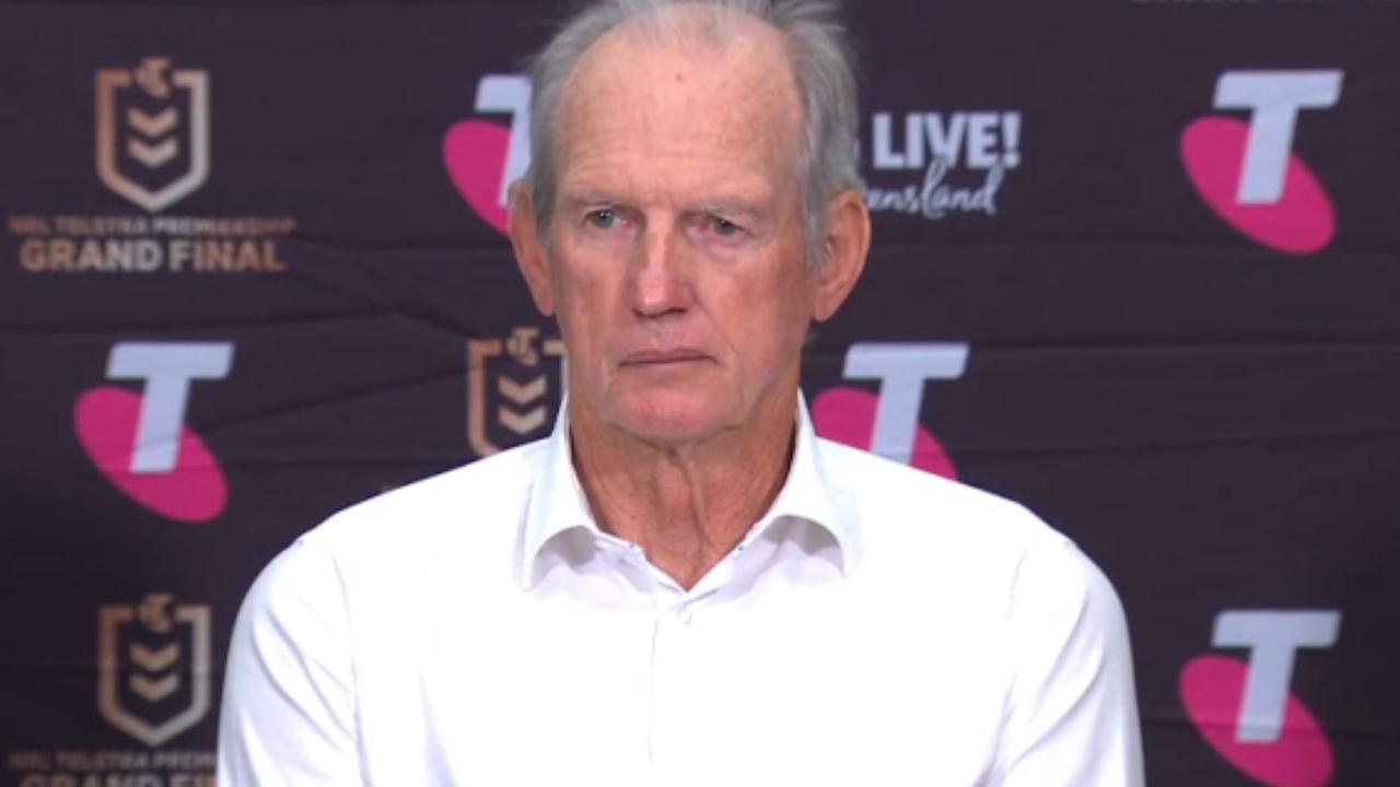 Wayne Bennett was gutted by the loss. Photo: NRL