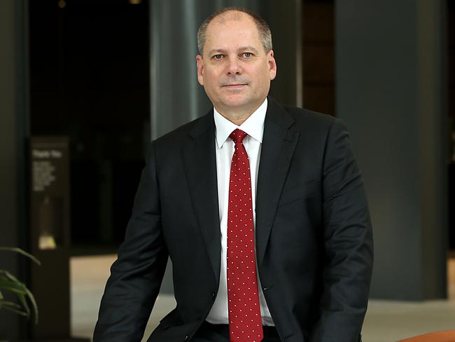 Westpac CEO Peter King prior to their full year 2020 profit result announcement. Jane Dempster/The Australian.