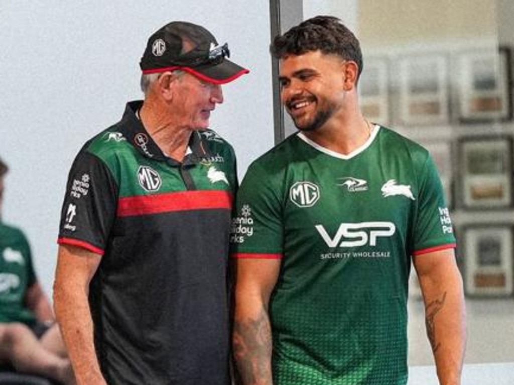 Punters are backing Wayne Bennett to have an immediate impact in his return to South Sydney, with the Rabbitohs the fourth-most backed team to win the premiership. Picture: Instagram