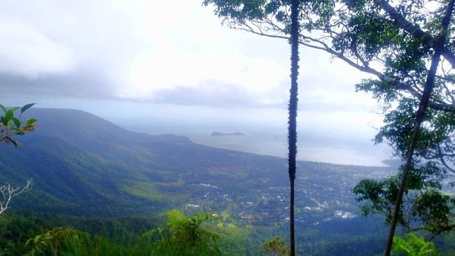 The view from Saddle Mountain looking across to the Cairns northern beaches. Picture: Peter Carruthers