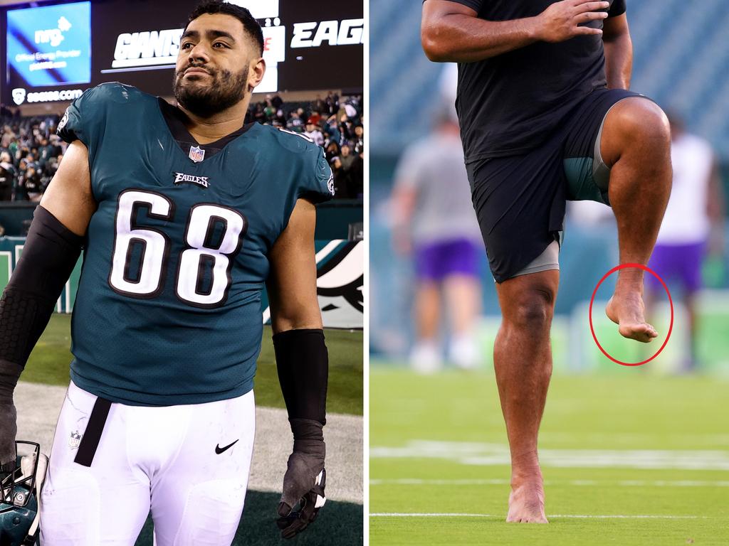 Super Bowl LVII: Philadelphia Eagles Aussie lineman Jordan Mailata has  webbed toes, webbed feet, Super Bowl 57, Aussies in NFL, news