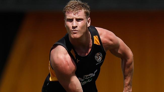 Josh Caddy will wear No.22 at the Tigers. Picture: Getty