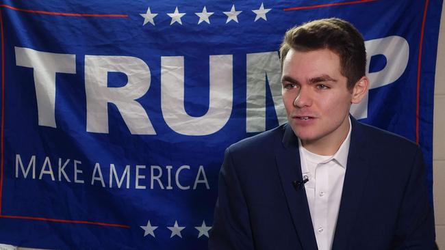 The White House has condemned Donald Trump for meeting at his Florida estate with Nick Fuentes, a renowned white supremacist. Picture: AFP