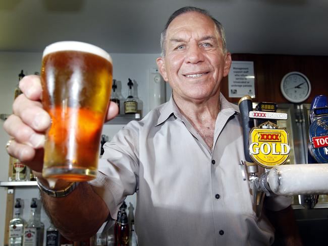 Four-time NRL premiership player, John Sattler spent plenty of time behind the bar.