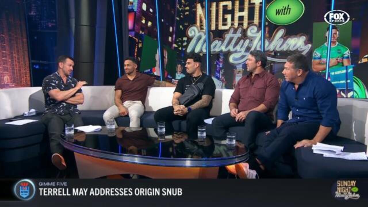 May chats Origin snub with Matty Johns