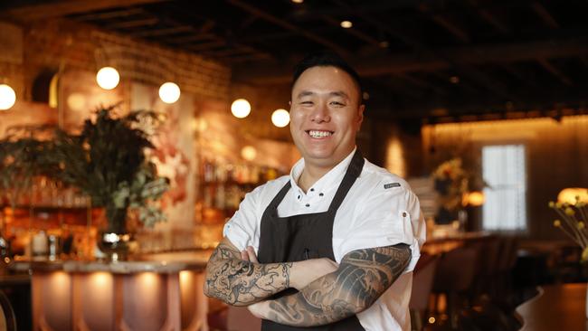 Head chef Alex Wong at Lana Restaurant. Picture: Tim Hunter