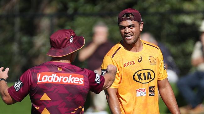 Karmichael Hunt’s experience will be a valuable addition to the Broncos’ squad. Picture: Liam Kidston
