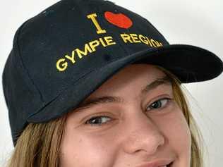 Chloe Walker wears an I Love Gympie cap - the region is host to some major events this month and throughout the year and it is important we take the opportunity to market the region to the nation and the world. Picture: Patrick Woods