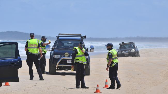 Police regularly patrol the beach, especially during holiday periods. Picture: John McCutcheon