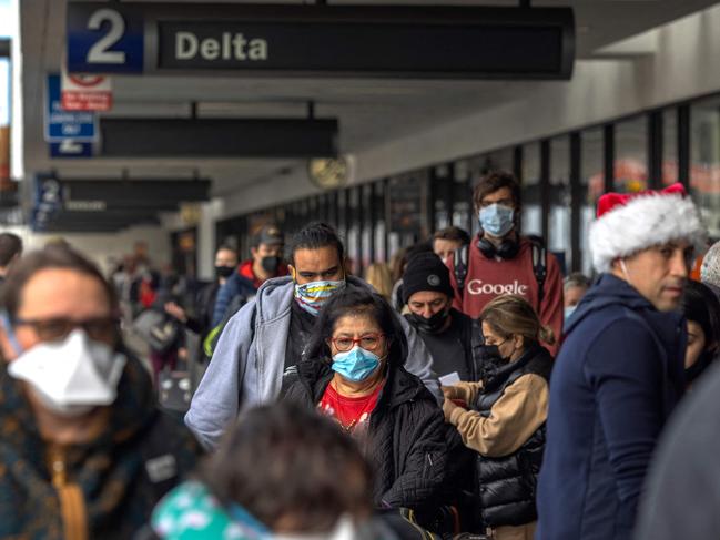 Thousands of flights originating from or headed to US airports have been delayed or cancelled. Picture: AFP