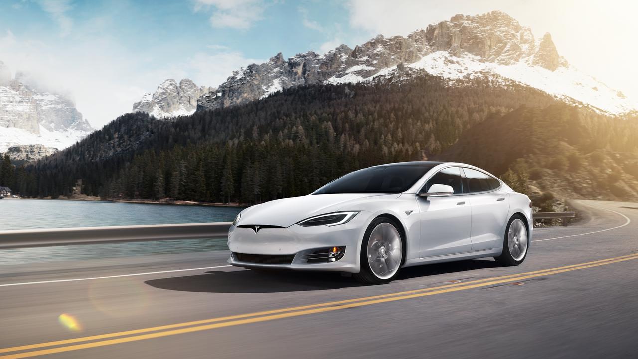 Air suspension in the Tesla Model S can raise the car for tricky driveways.