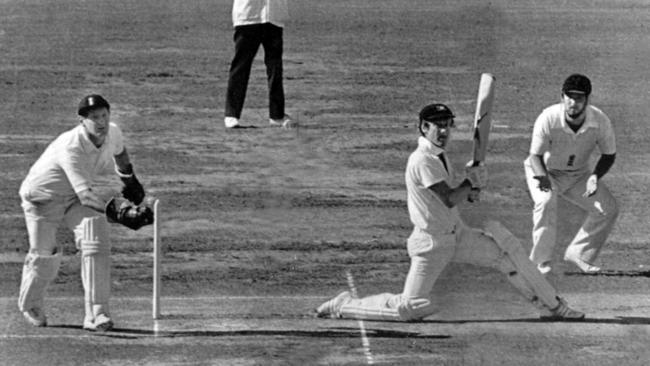 Kim Hughes lit up an otherwise gloomy encounter in the Centenary Test at Lord’s in 1980.