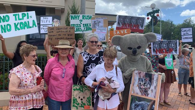 Protesters say the repeal leaves the region with insufficient protection for its flora and fauna. Pictures: Kristen Camp