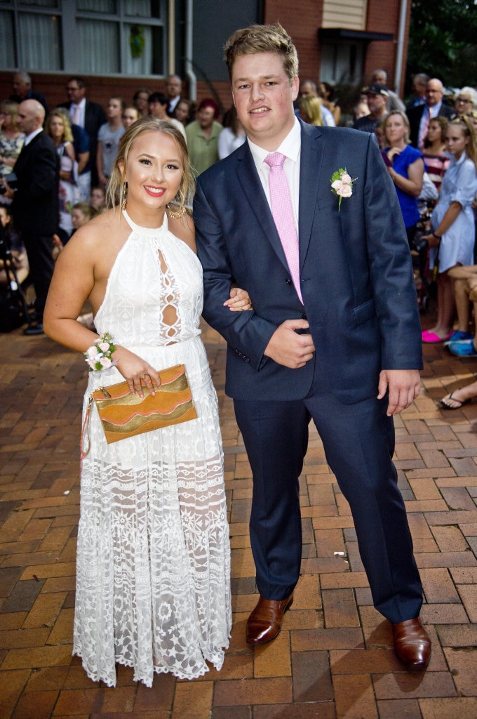 ( From left ) Zoe Reynolds and Jack O'Gradey. Picture: Nev Madsen