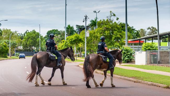 NT Police is cracking down on anti-social behaviour and crime after a surge in criminal activity in the Northern Suburbs. Photograph: Che Chorley