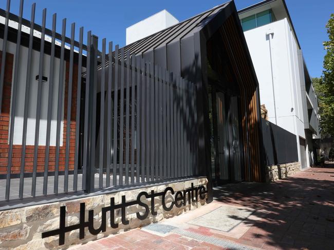 ADELAIDE, AUSTRALIA - Advertiser Photos FEBRUARY 28, 2021: Exterior of Hutt St CentreÃs refurbishment, which has been designed to better meet the changing needs of people at risk of or experiencing homelessness. Picture: Emma Brasier