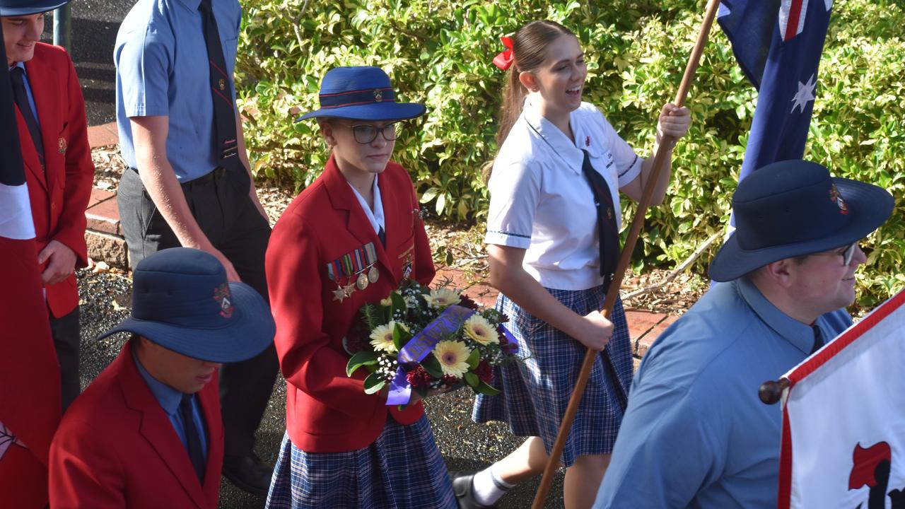 Scenes from the Bundaberg Civic Service.