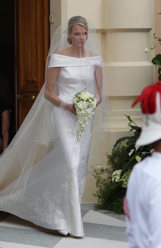 Princess Charlene on her wedding day in 2011 in Monaco. Picture: Dan Kitwood/Getty Images