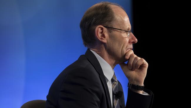 ANZ chief executive Shayne Elliott presents the bank’s results on Thursday. Picture: Arsineh Houspian