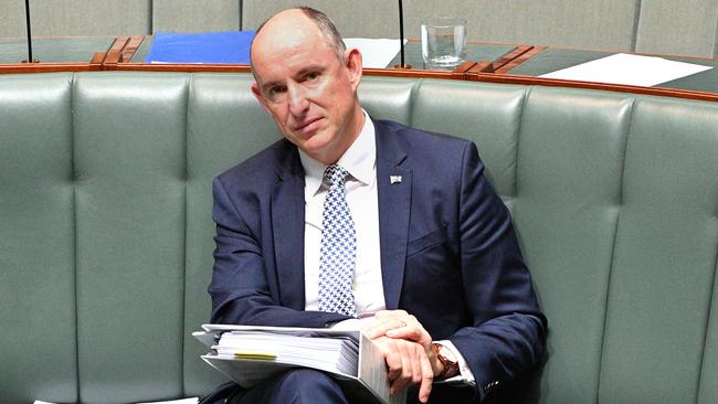 Assistant Treasurer Stuart Robert during Question Time in the House of Representatives at Parliament House in Canberra, Thursday, September 20, 2018. (AAP Image/Mick Tsikas) NO ARCHIVING