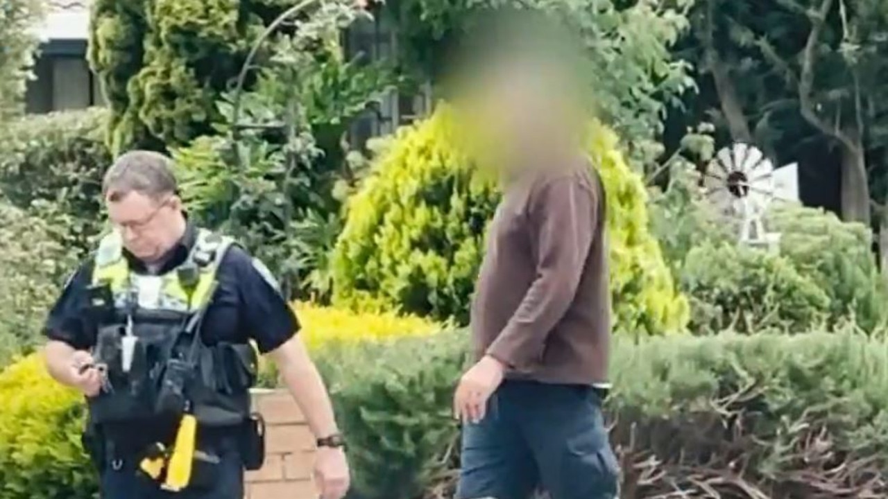 A man has been arrested at Strathalbyn after allegedly running down a teenage boy. Picture: 9News