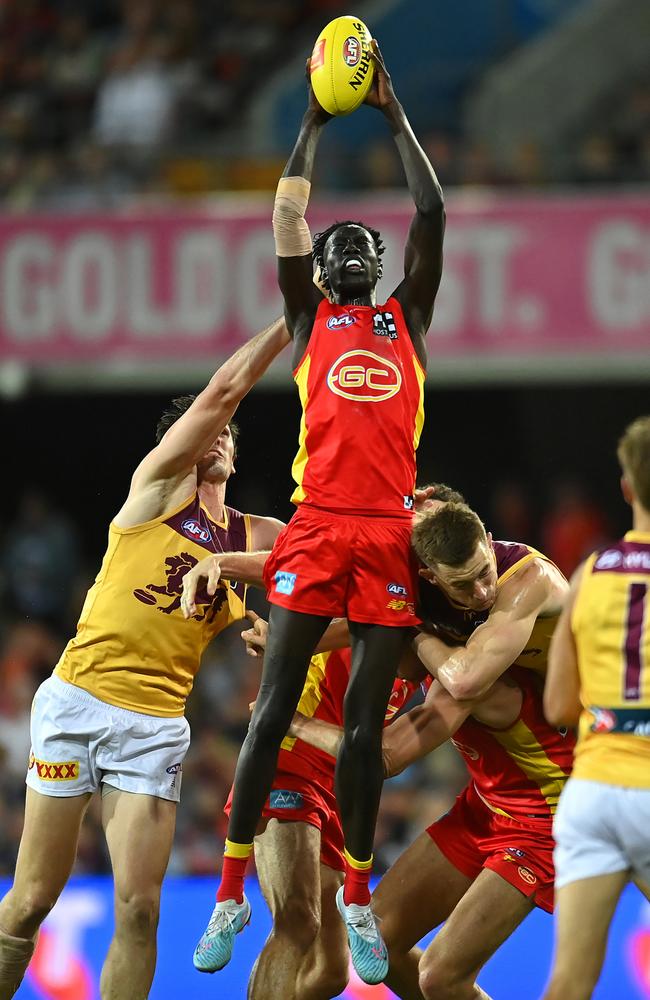 Mac Andrew is set for even bigger things next season. Picture: Albert Perez/AFL Photos