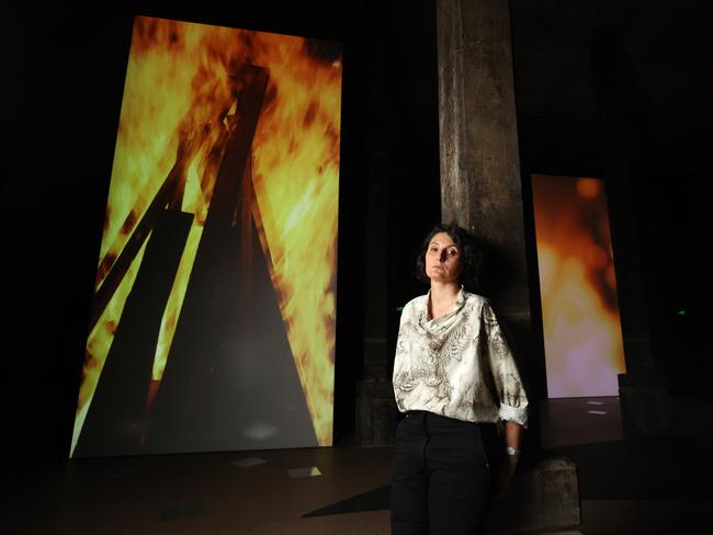 20/9/24: Angelica Mesiti and her Rites of When exhibition at Art Gallery of NSW. John Feder/The Australian.