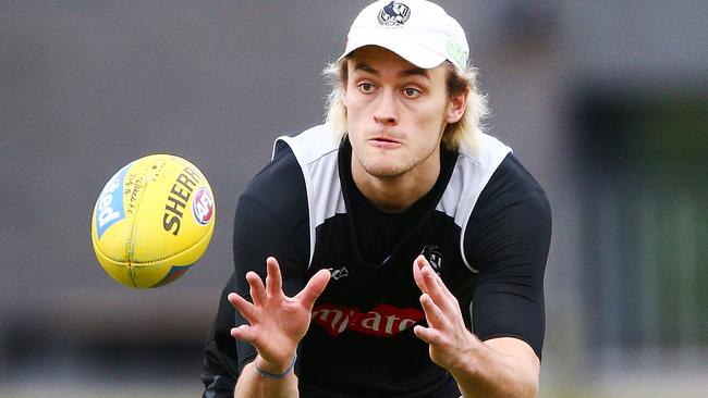 Darcy Moore has put contract talks on hold.