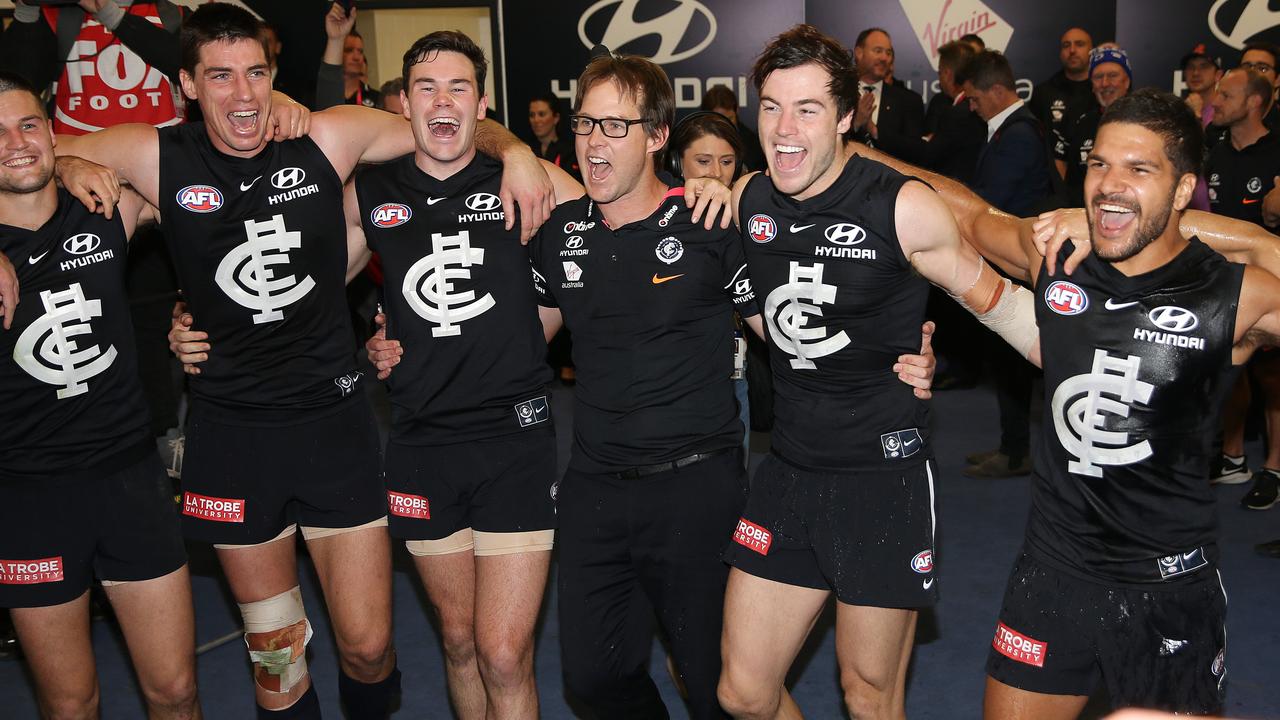 As fans rally around coach David Teague, Carlton has smashed its membership record. Picture: Michael Klein